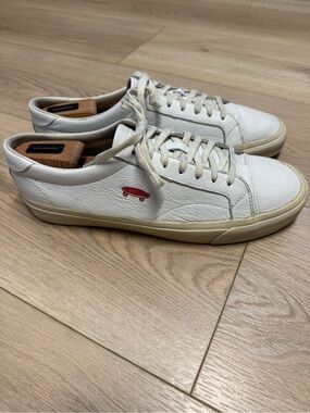 Vans Court DX (Tumbled Leather) Embroidered Skateboard (Rare) Men’s Size 12